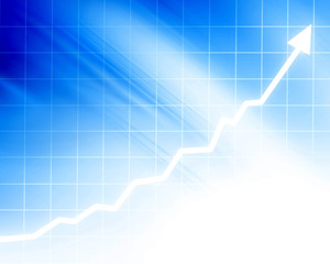 Arrow graph going up