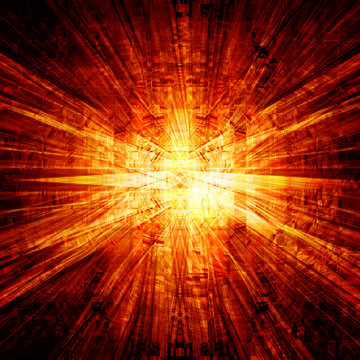 Abstract explosion