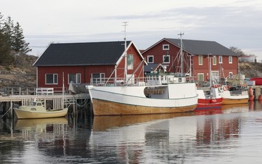 Fototapeta na wymiar Fishermans łodzi