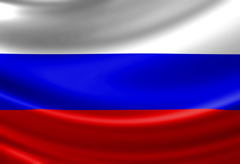 Fototapeta premium Russian flag