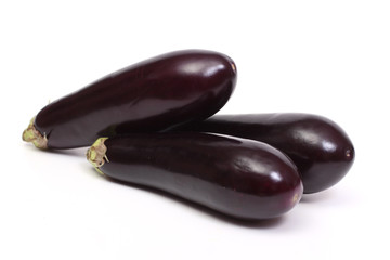 Three eggplant