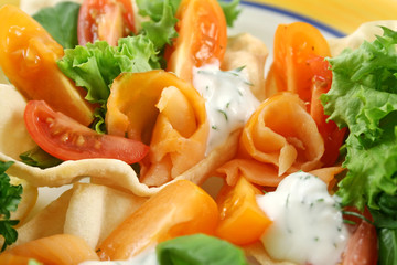 Salmon Pappadums