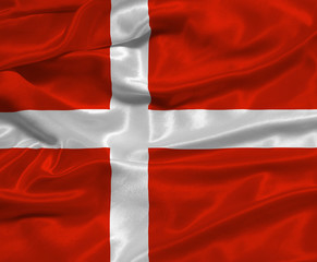 Fototapeta premium Denmark Flag 3