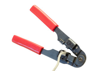 Network Wire Crimper and Cable