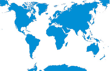 Fototapeta na wymiar Map of the world