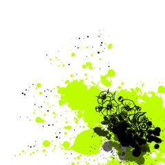 FLORAL GRUNGE FLUORESCENT