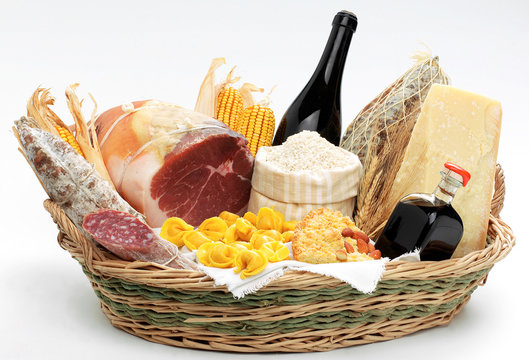 Cesto prodotti padani