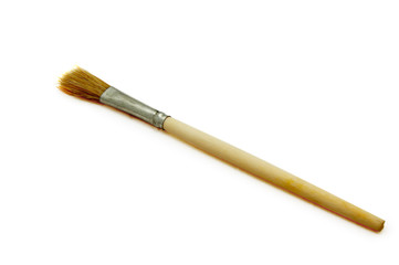 brush isolated over white