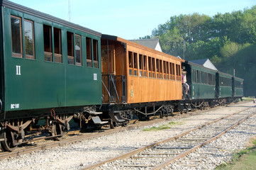 Fototapeta na wymiar Train à vapeur