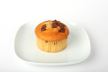 cupcake on white dish