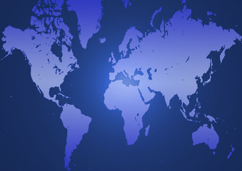 Fototapeta premium World map illustration