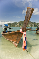 longtail boat at Koh Phi Phi