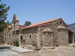 Fototapeta premium Kloster auf Kreta , Griechenland