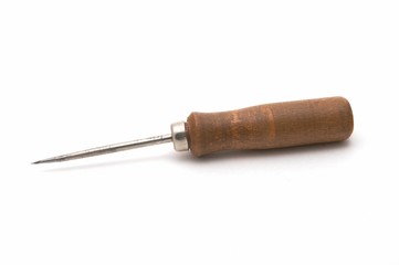 Sewed with the wooden handle