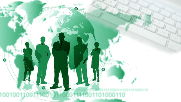fond internet - equipes dirigeantes en entreprise