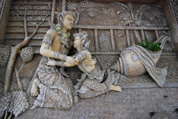 tableau thai mére enfant