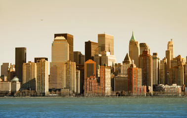 Fototapety  Panoramę Manhattanu