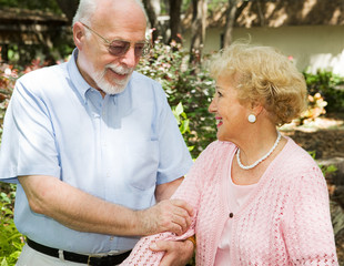 Senior Couple Outdoors