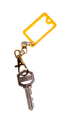 Key on white