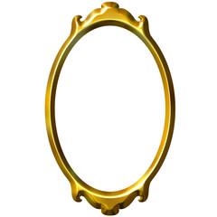 Obraz premium 3D Golden Frame