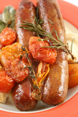 Sausage And Tomato Bake
