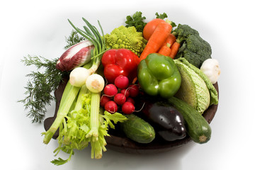 Various colorful vegetables