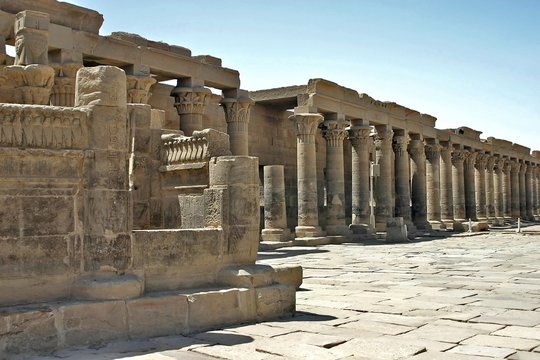 Philae temple colums- Egypt