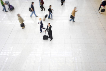 Busy Airport Terminal