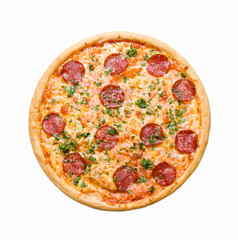 Pizza Pepperoni  isolated