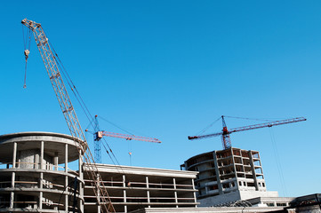 Cranes and building construction