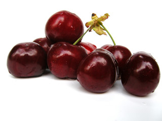 Dunkelrote Kirschen
