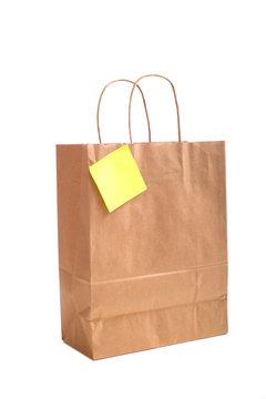 Paper Shopping bag with note