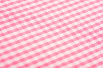Papier Peint photo autocollant Pique-nique Pink Gingham Background