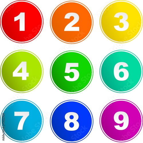 clipart numbers in circles - photo #38