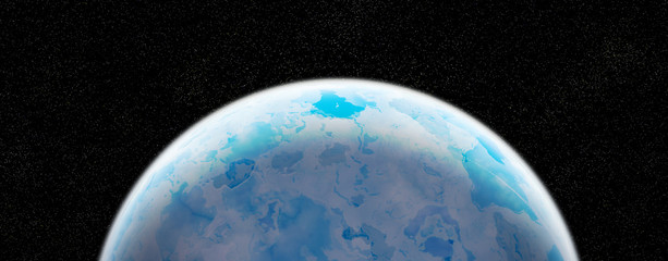 Blue Ice Planet
