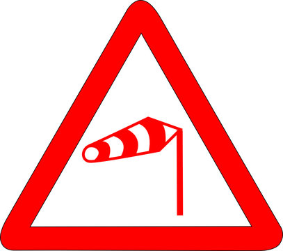 a0139 - Panneau danger VENT LATERAL