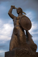 Mermaid with sword -symbol of Warsaw