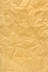 Crumpled wrapping paper