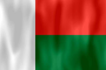 drapeau madagascar flag