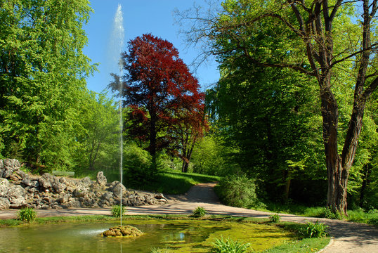 Srpingbrunnen im Belvederer Park