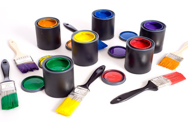 Cans of Paint