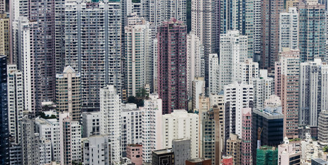 Naklejka premium Hong Kong apartments