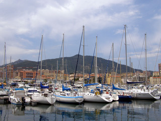 Fototapeta na wymiar Port Ajaccio