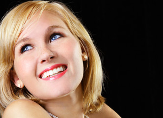 Naklejka premium Beautiful young woman