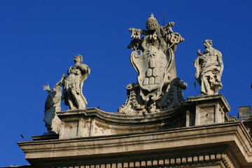 Fototapeta na wymiar basilique saint pierre au vatican