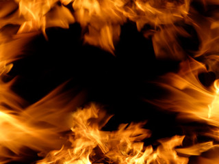 Flames or fire