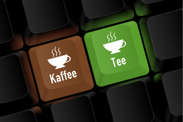 tasten kaffee-tee