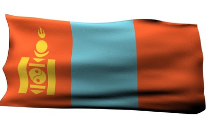 Mongolia Flag bg