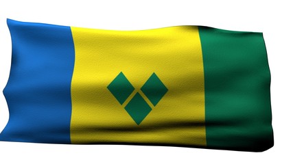 Saint Vincent and the Grenadines flag bg