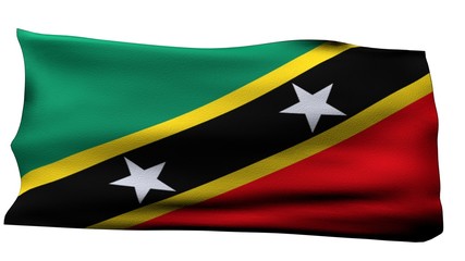 Sent-Kits and Nevis flag bg